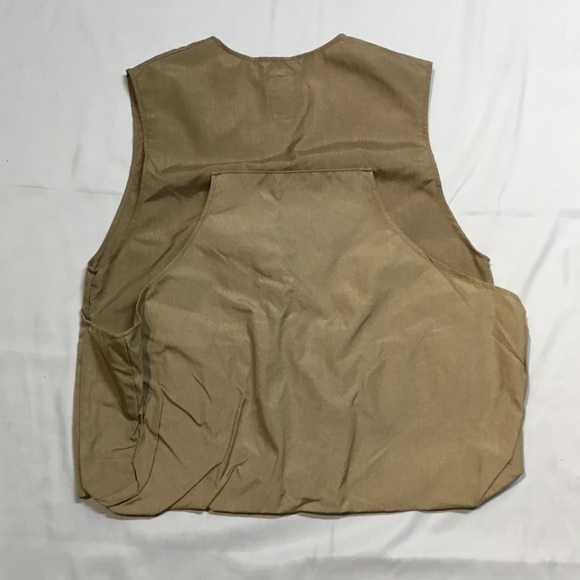 Vintage Bob Allen Brown Hunting Shooting Vest Mens Large USA Made Skeet Trap - Picture 5 of 5